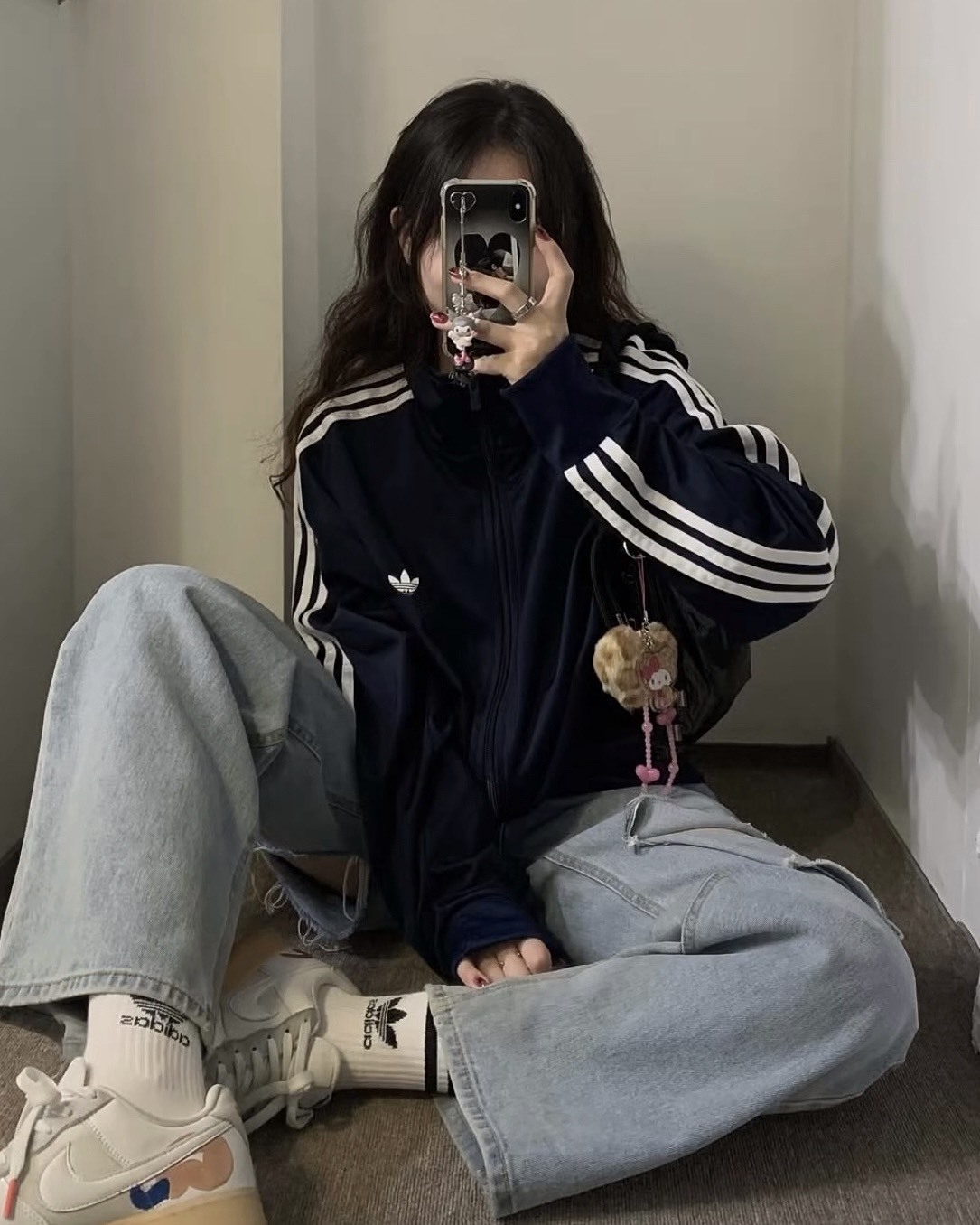 <2026最新版> Adidas Originals Firebird 立領 運動 外套 深藍