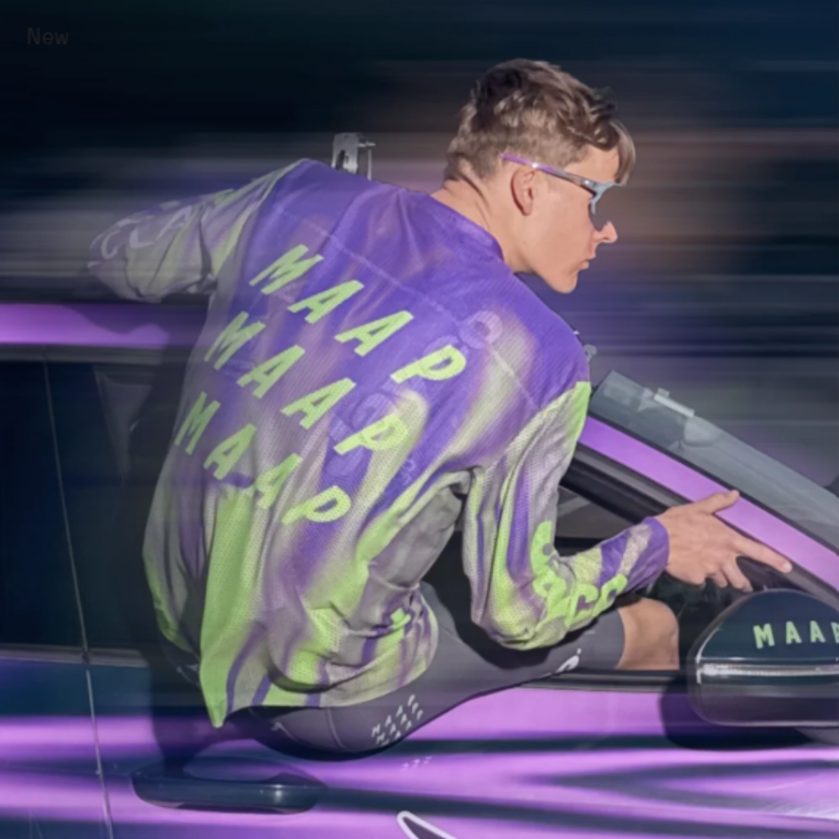 限量【MAAP】WorldTour 26 LS Mesh Tee 長袖休閒衣 / SBlackout Glow