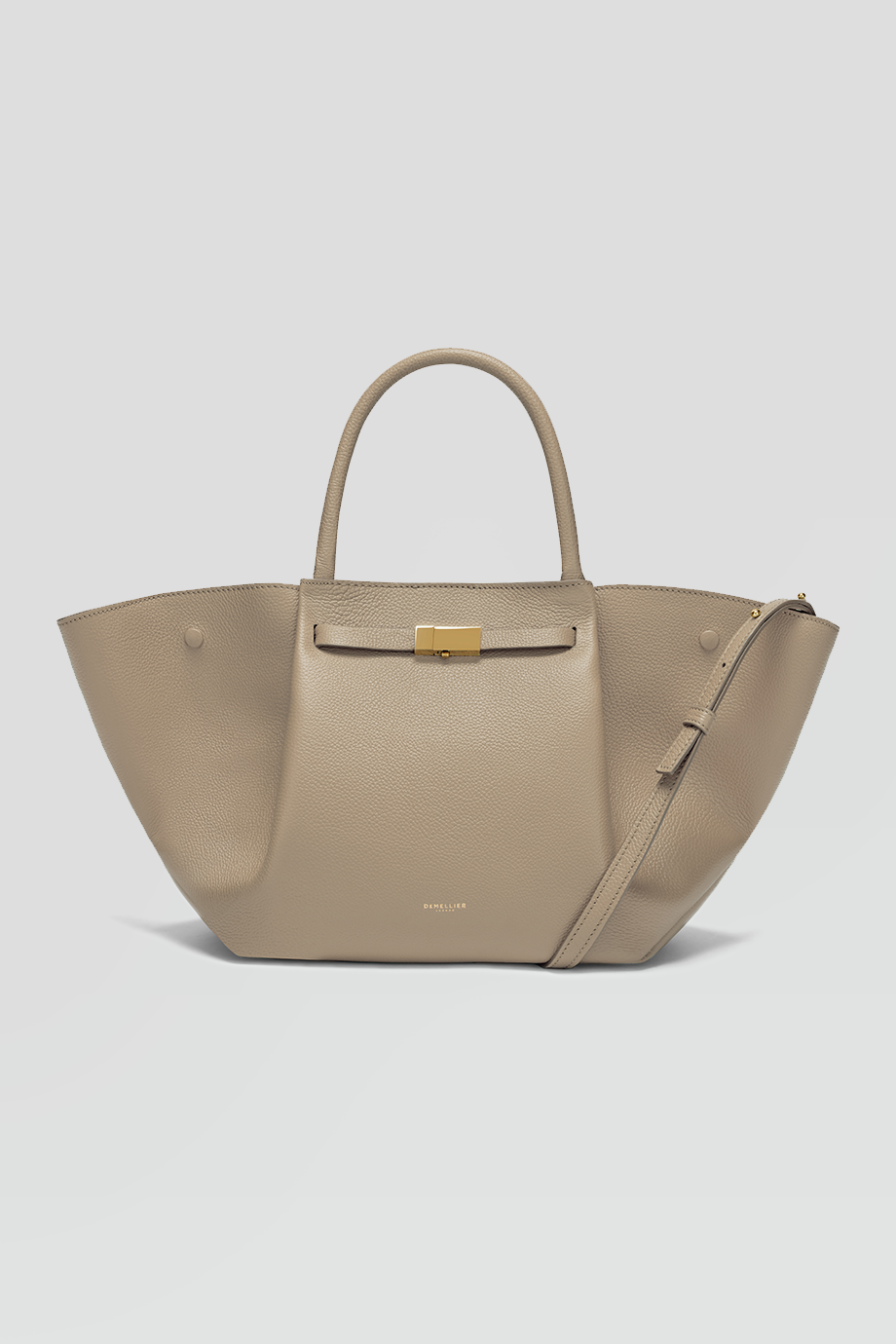 DeMellier｜MIDI NEW YORK 真皮金釦手提包