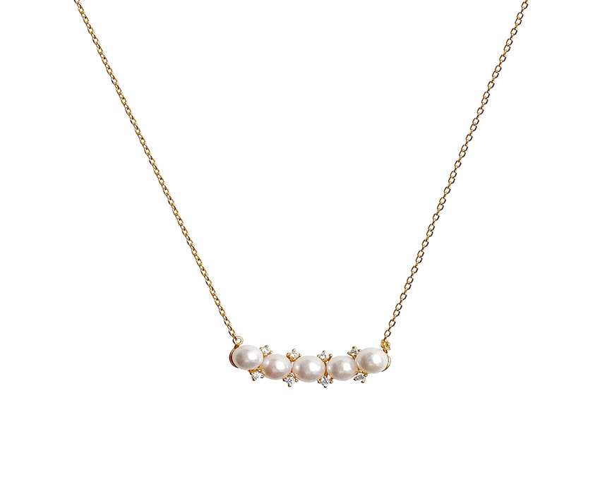 E05 "珍珠花環套鏈 （DSXL-DS-004-380）" $358