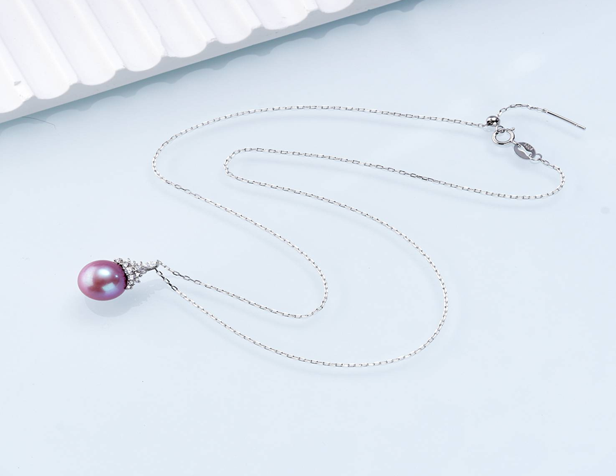 E06 "紫珍珠冰雪吊墜【送銀鏈】 （DSDZ002SL-499）" $458