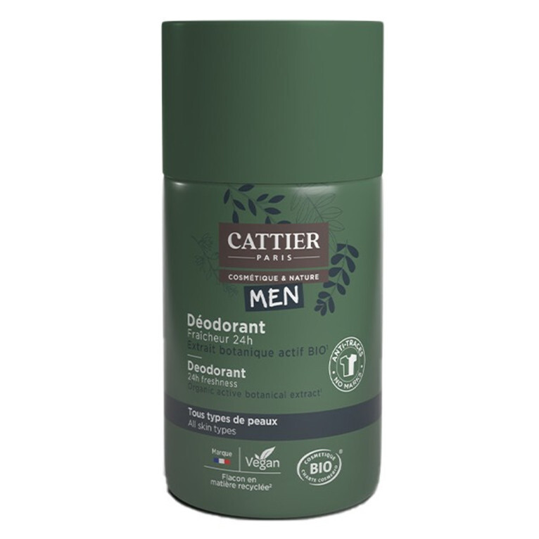 Cattier Men 有機男士 24H 極致清爽止汗露 50ml