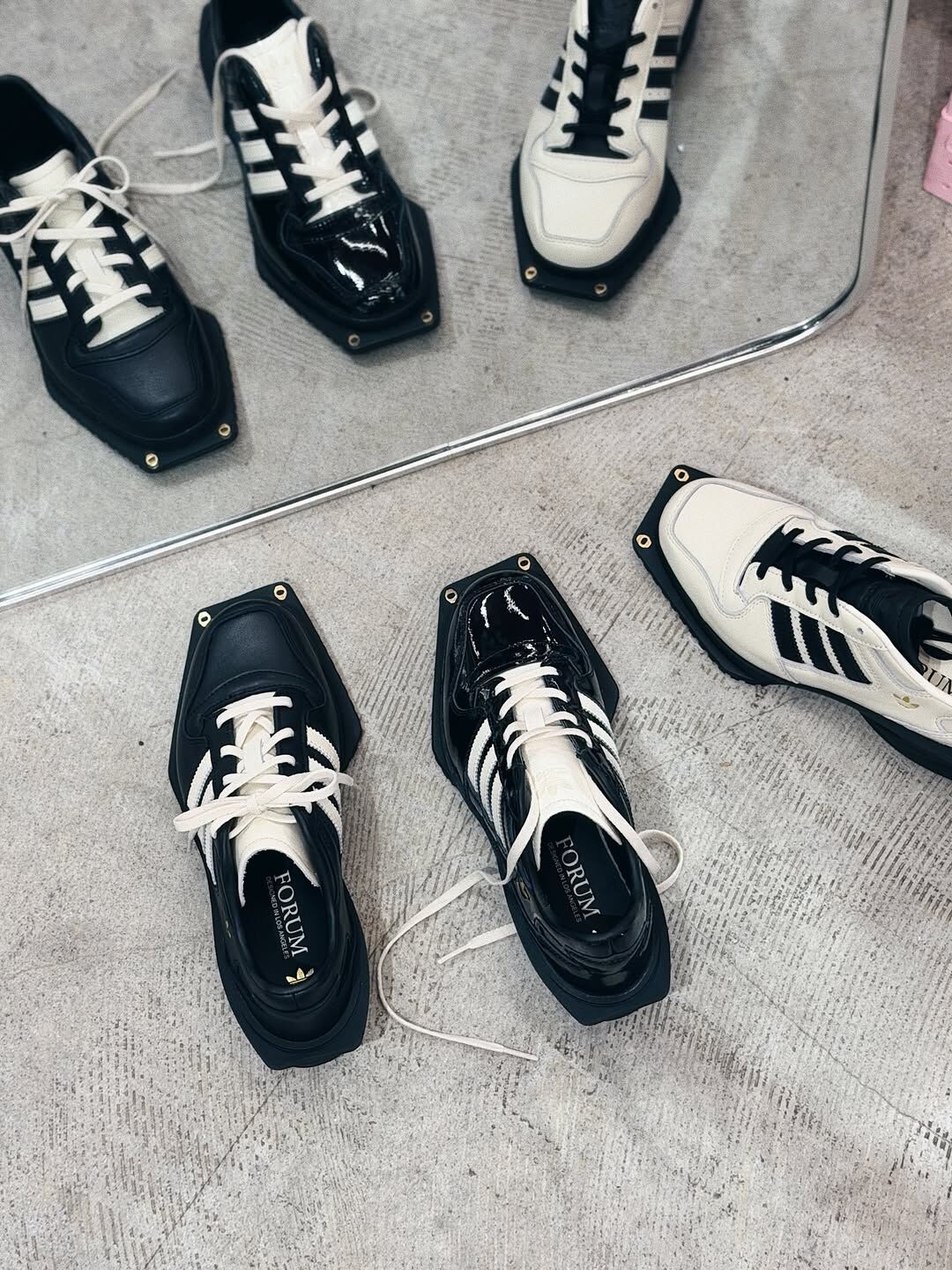 Adidas Originals Forum SQ 日本新款 黑奶油 方頭 高鞋根 增高 厚底 復古鞋 JP9073