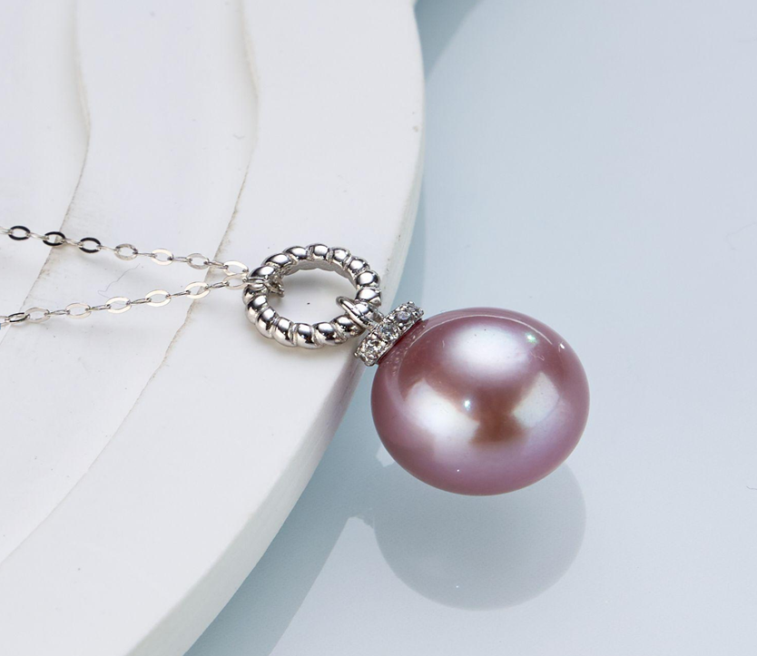 E21 "紫珍珠麻花吊墜【送銀鏈】 (DSDZ067EJ-679)" $568