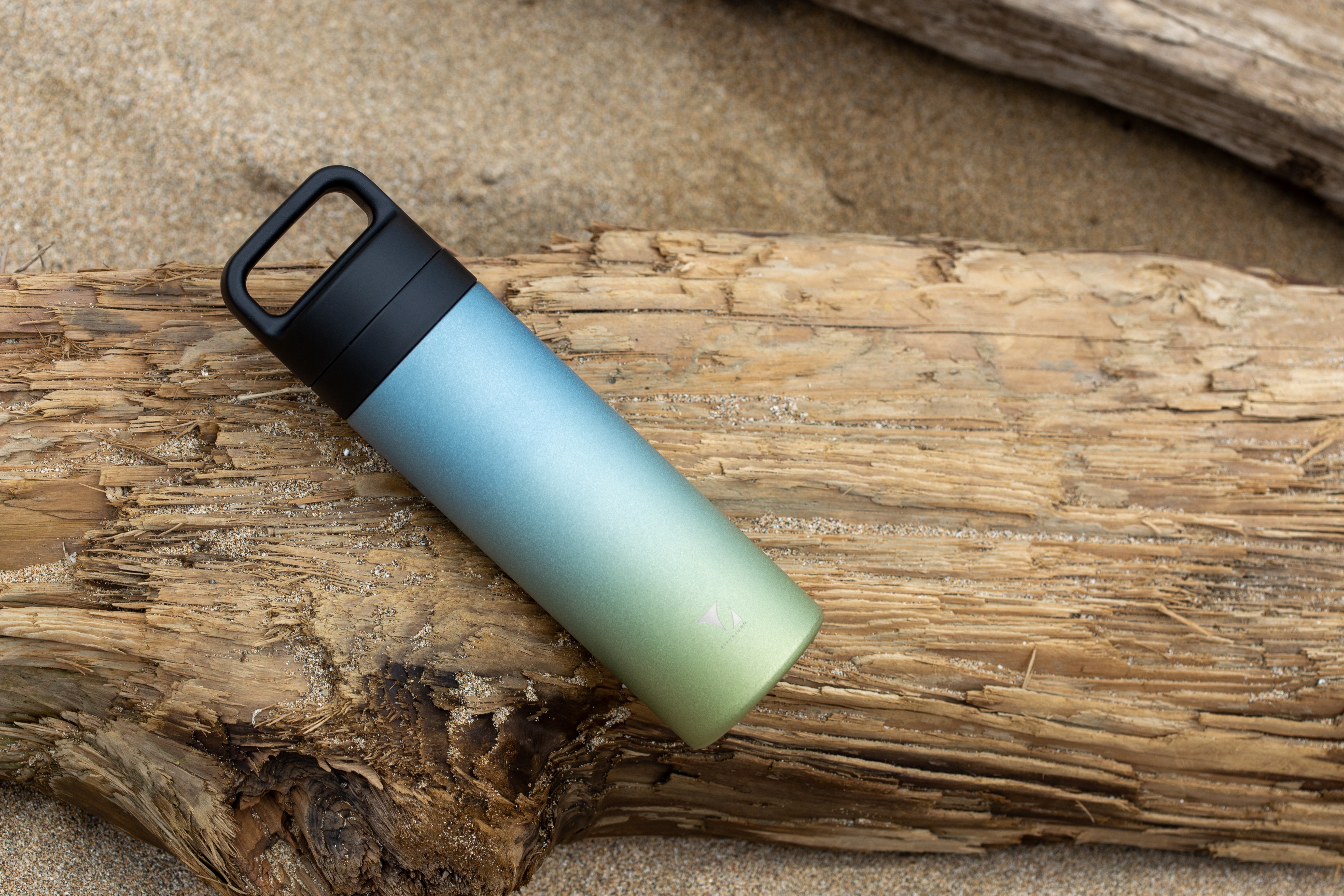 鈦造提把保溫瓶｜鈦色暈彩系列｜天空