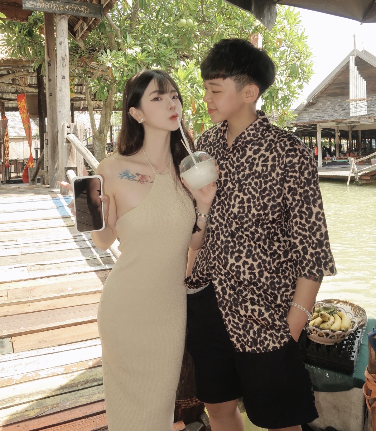 港風豹紋襯衫🐆