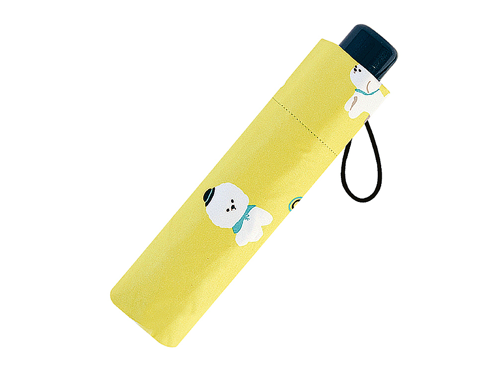 RAINSTORY-8°降溫凍齡手開輕細口紅傘(棉花糖比熊)