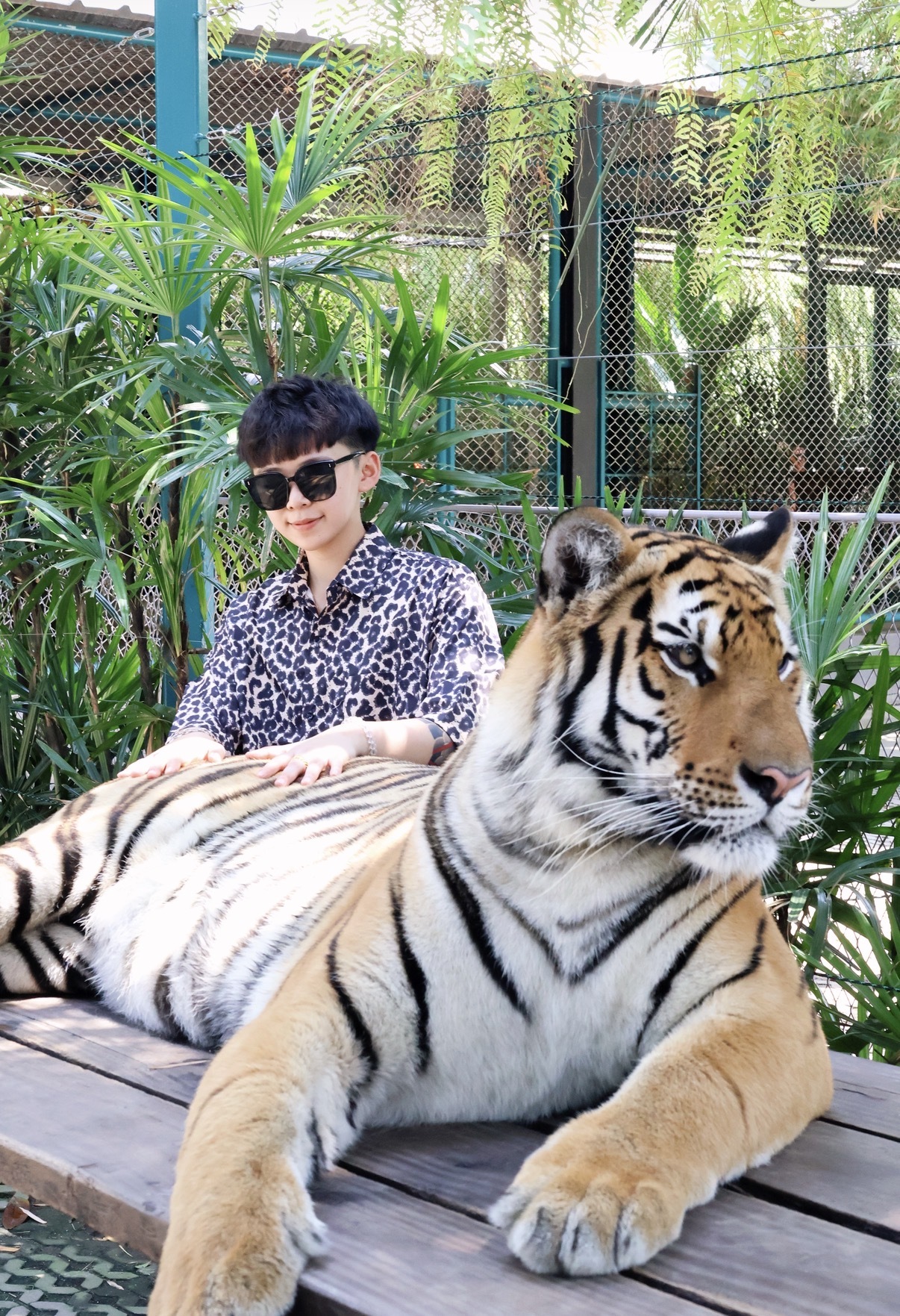 港風豹紋襯衫🐆