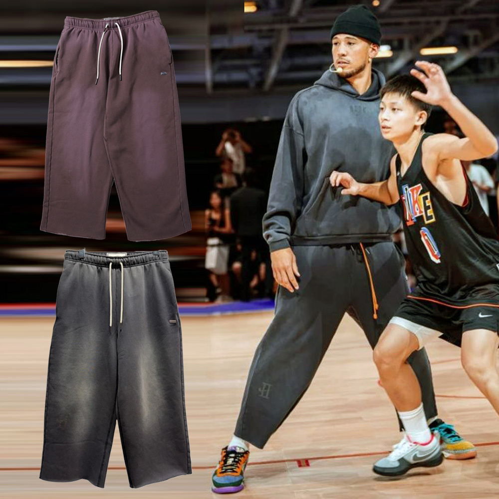 男款 NIKE BOOK STANDARD ISSUE PANTS 紫色 碳灰色 抽繩 口袋拉鍊 內刷毛 運動 休閒 棉褲 長褲【II3924】NKTF BOOK