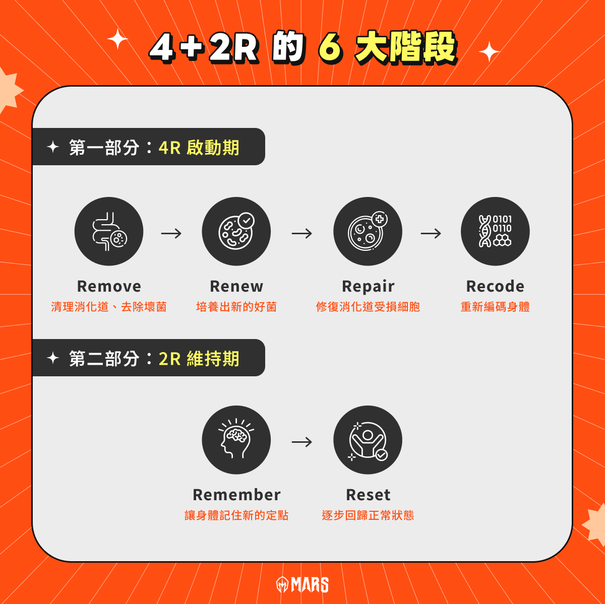 4+2R 的 6 大階段