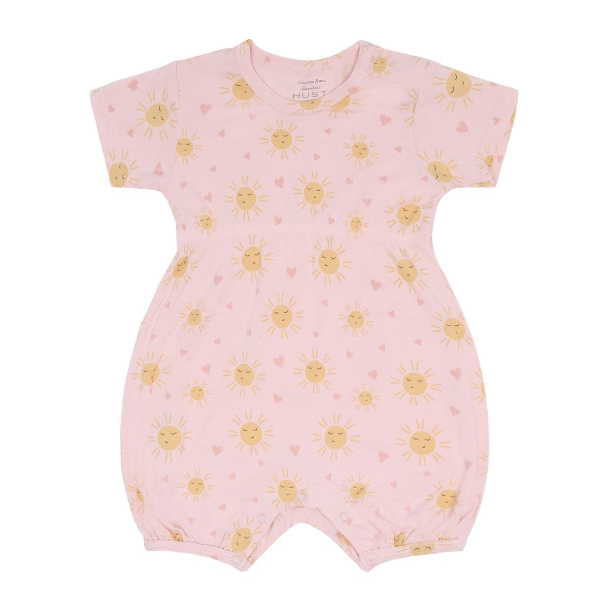 〖 Hust & Claire 〗粉色小暖陽竹纖維連身衣