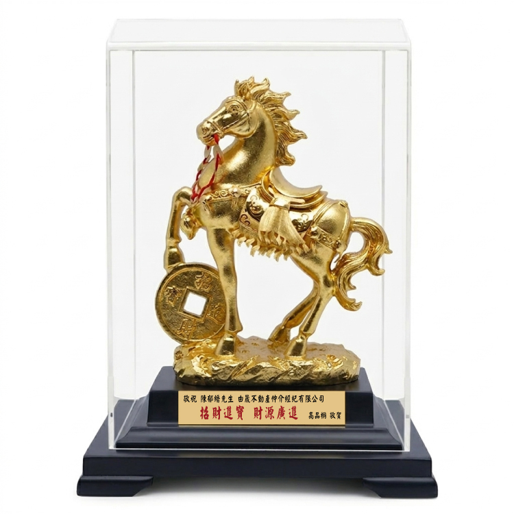 鹿港窯|金馬招財擺飾|開運聚寶・升遷開店送禮首選