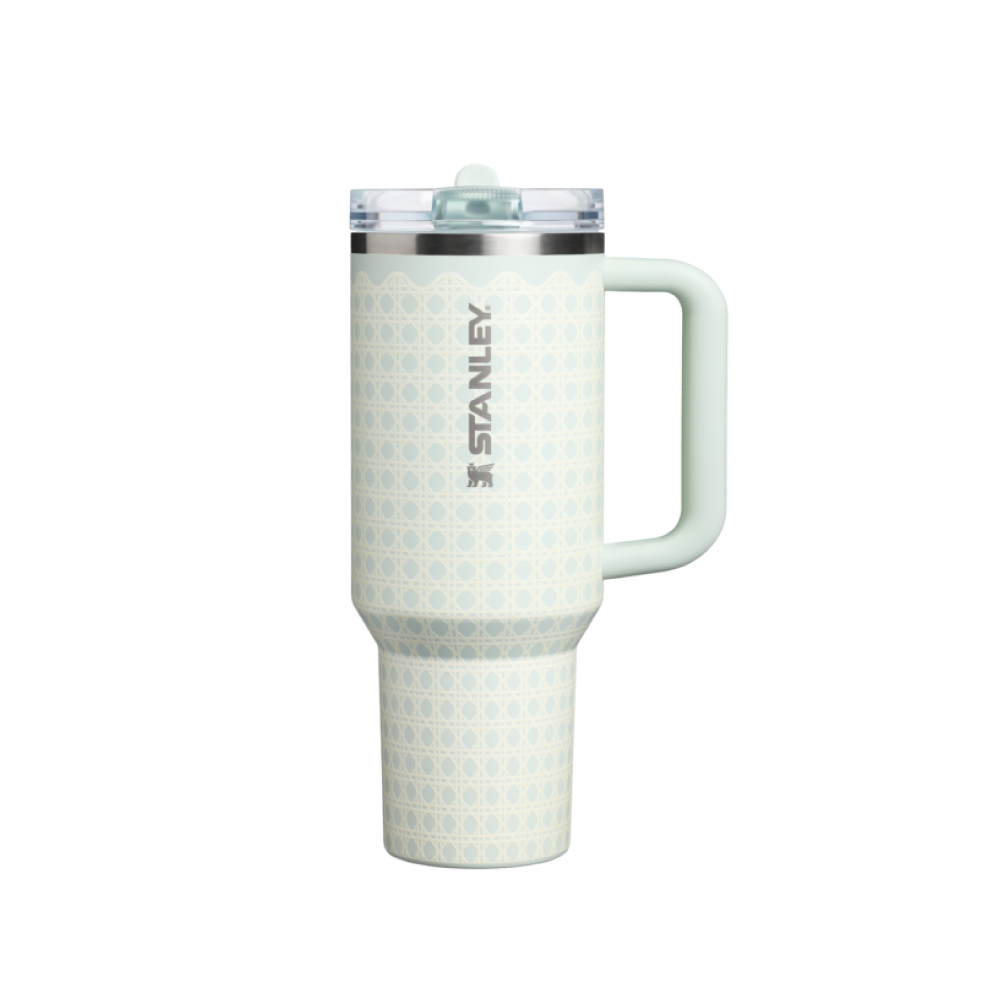 STANLEY 防漏吸管隨手杯 1.18L / 鼠尾草藤編