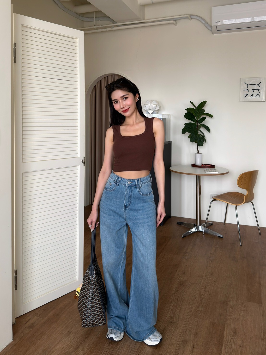 自留款遮副乳短版背心