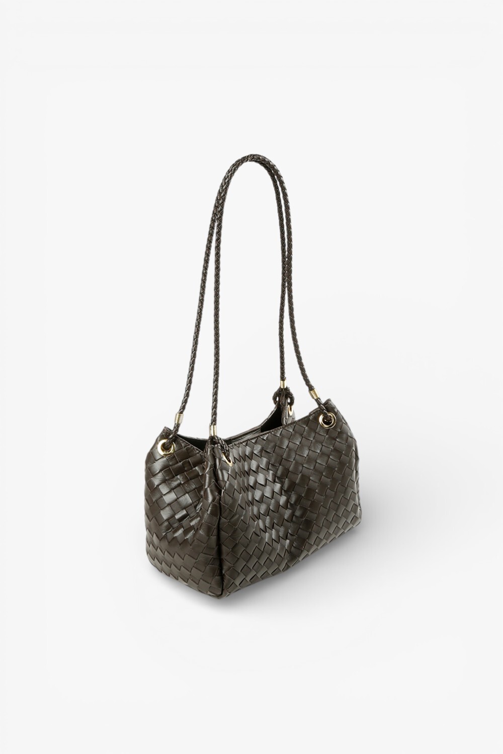 Linea 編織波士頓包 深咖