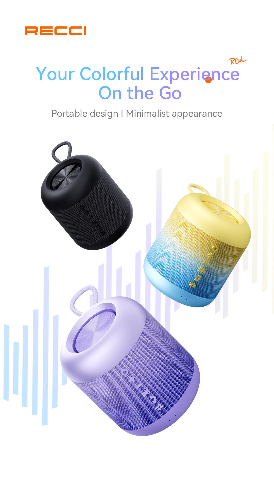 Recci True Wireless Bluetooth Speaker RSK-W52