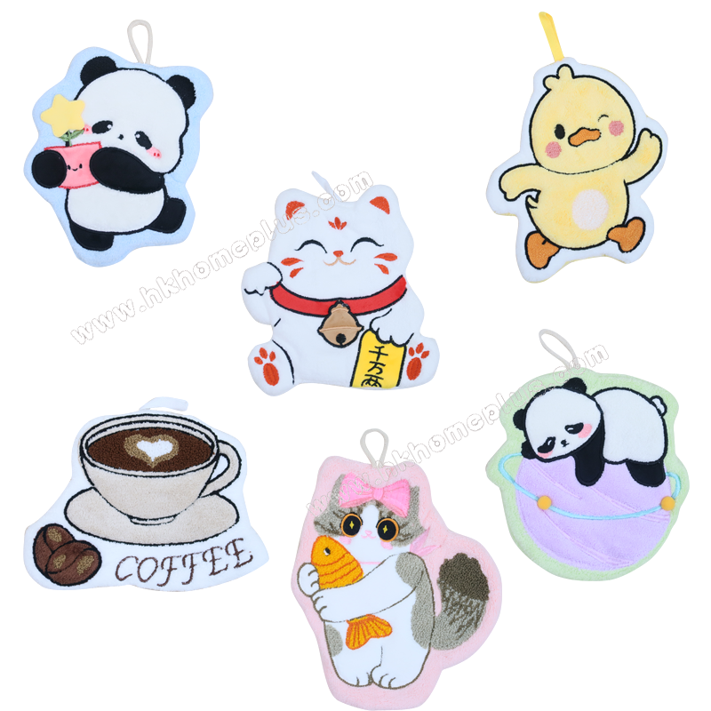 珊瑚絨可愛小抹布