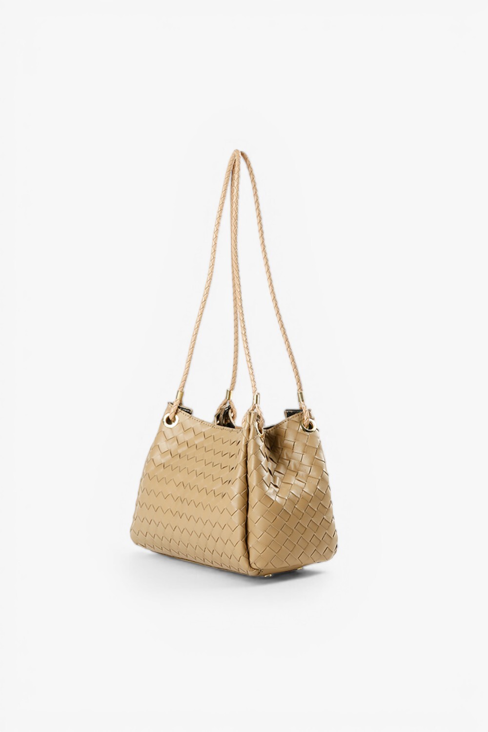 Linea 編織波士頓包 卡其