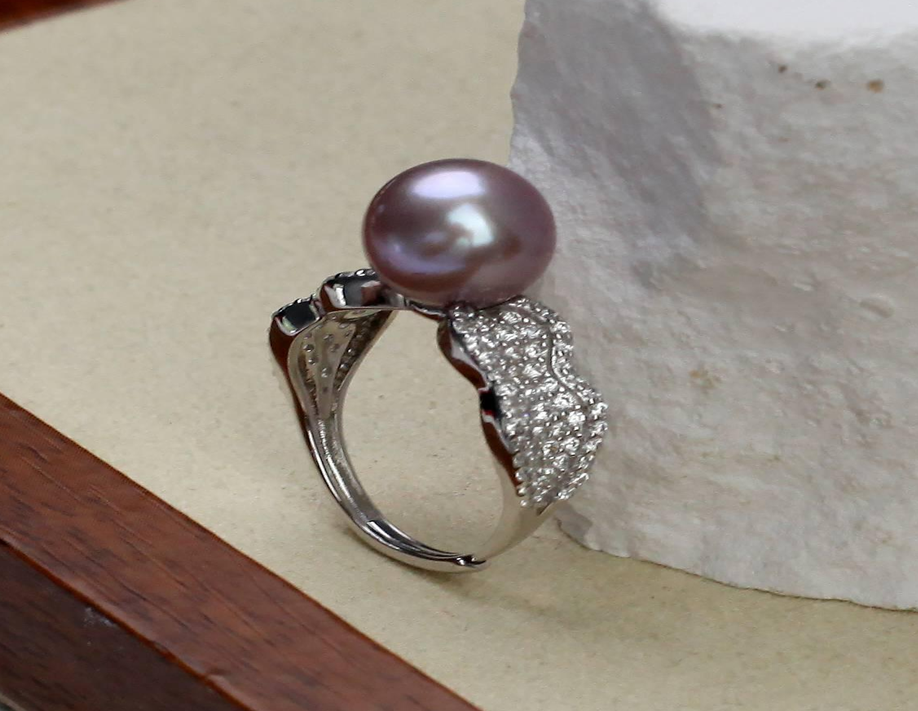 (限量2 ) E41 "紫珍珠水鑽戒指 （DSJZ-DS-047-499）" $468