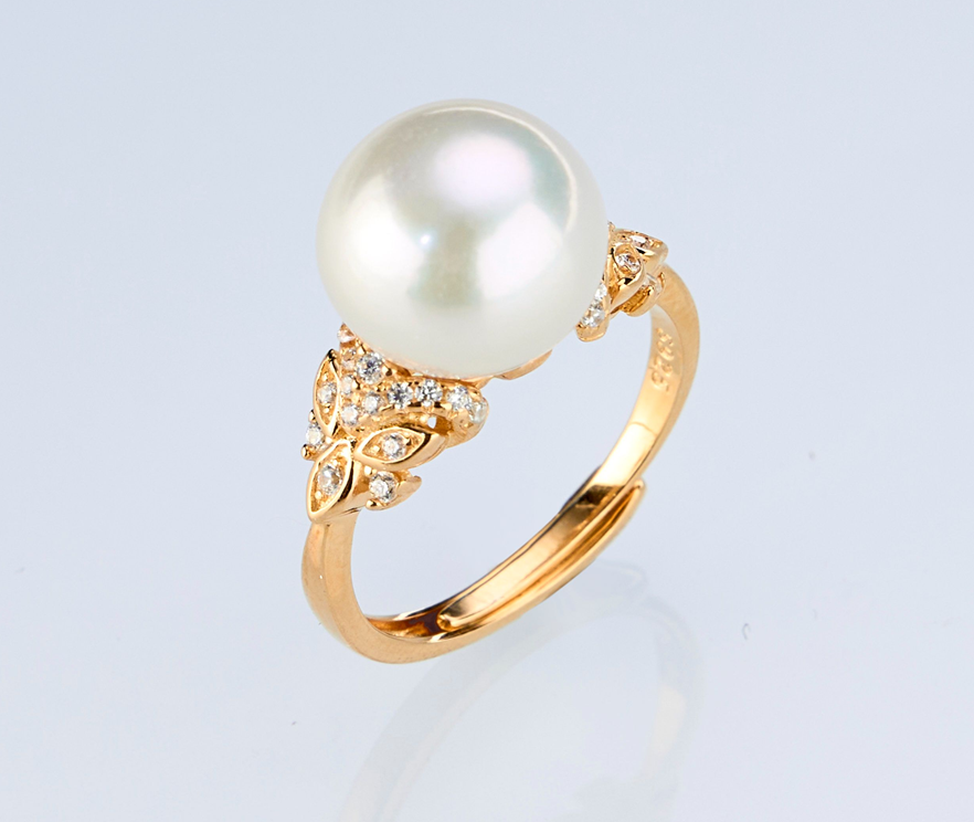 E47 "大白珍珠麥穗花戒指 (DSJZ016LZ-529)" $488