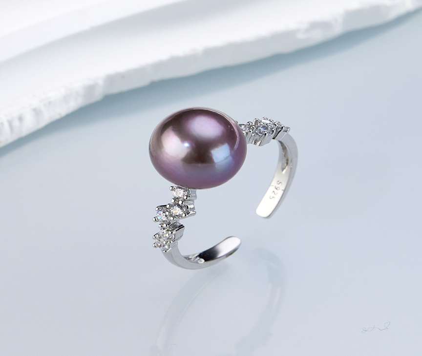 E48 "紫珍珠水鑽戒指  (DSJZ011WZ-559)" $488
