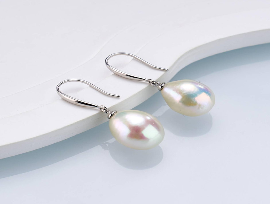 E51 " 圓巴珍珠簡單耳環 (DSES014YY-159)" $168