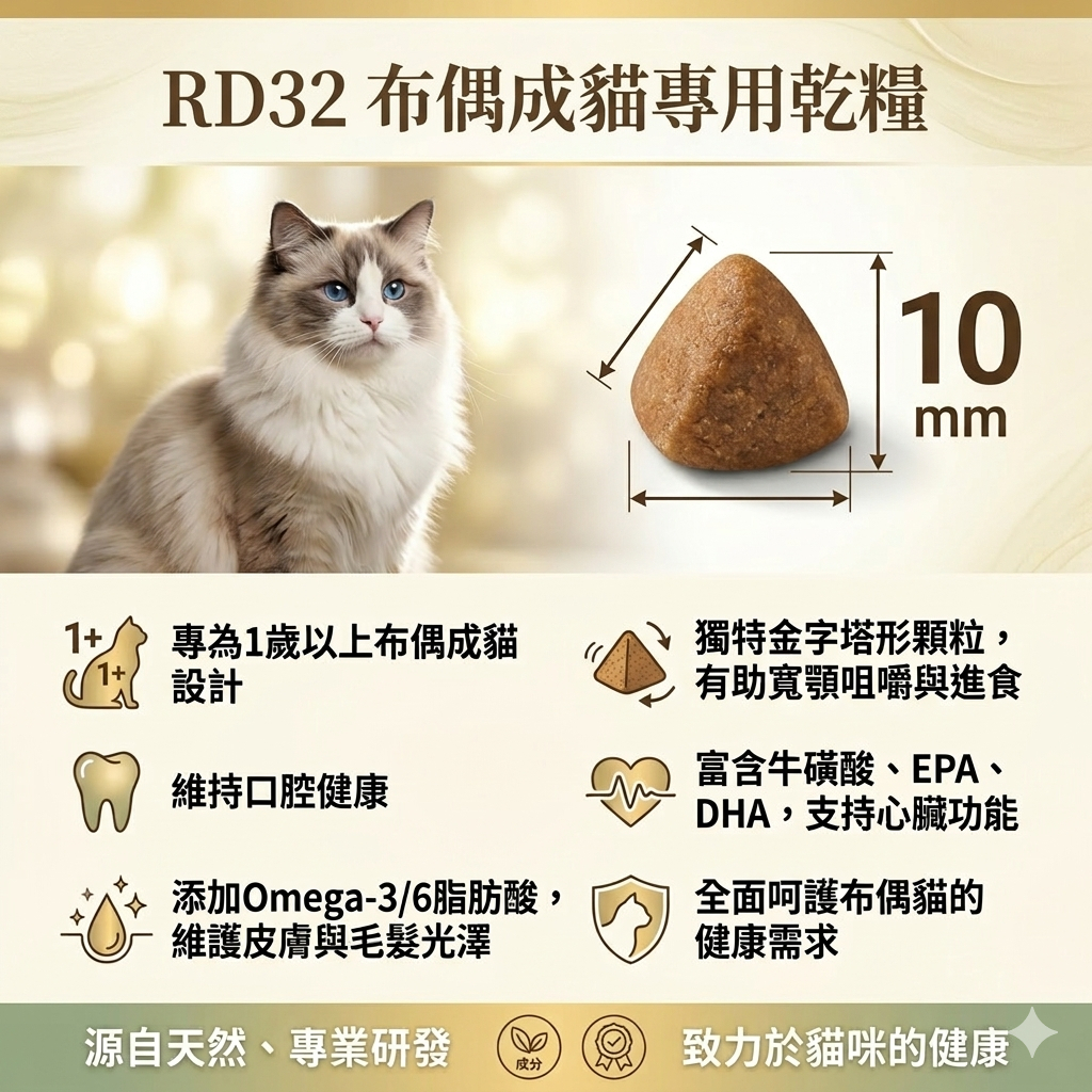 Royal Canin 法國皇家｜皇家品種貓飼料(RD32布偶成貓 BS34英短成貓 BSK38英短幼貓)