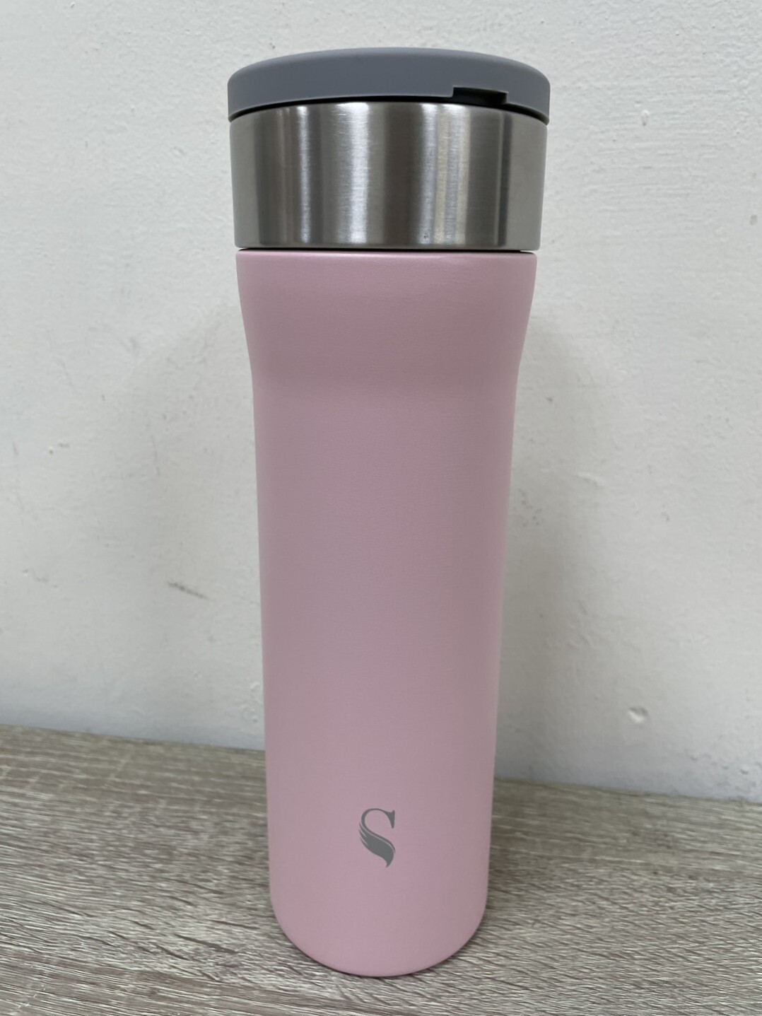 【福利瑕疵品售出，概不退換】強化陶瓷保溫杯-M (500ml/700ml) 櫻花粉