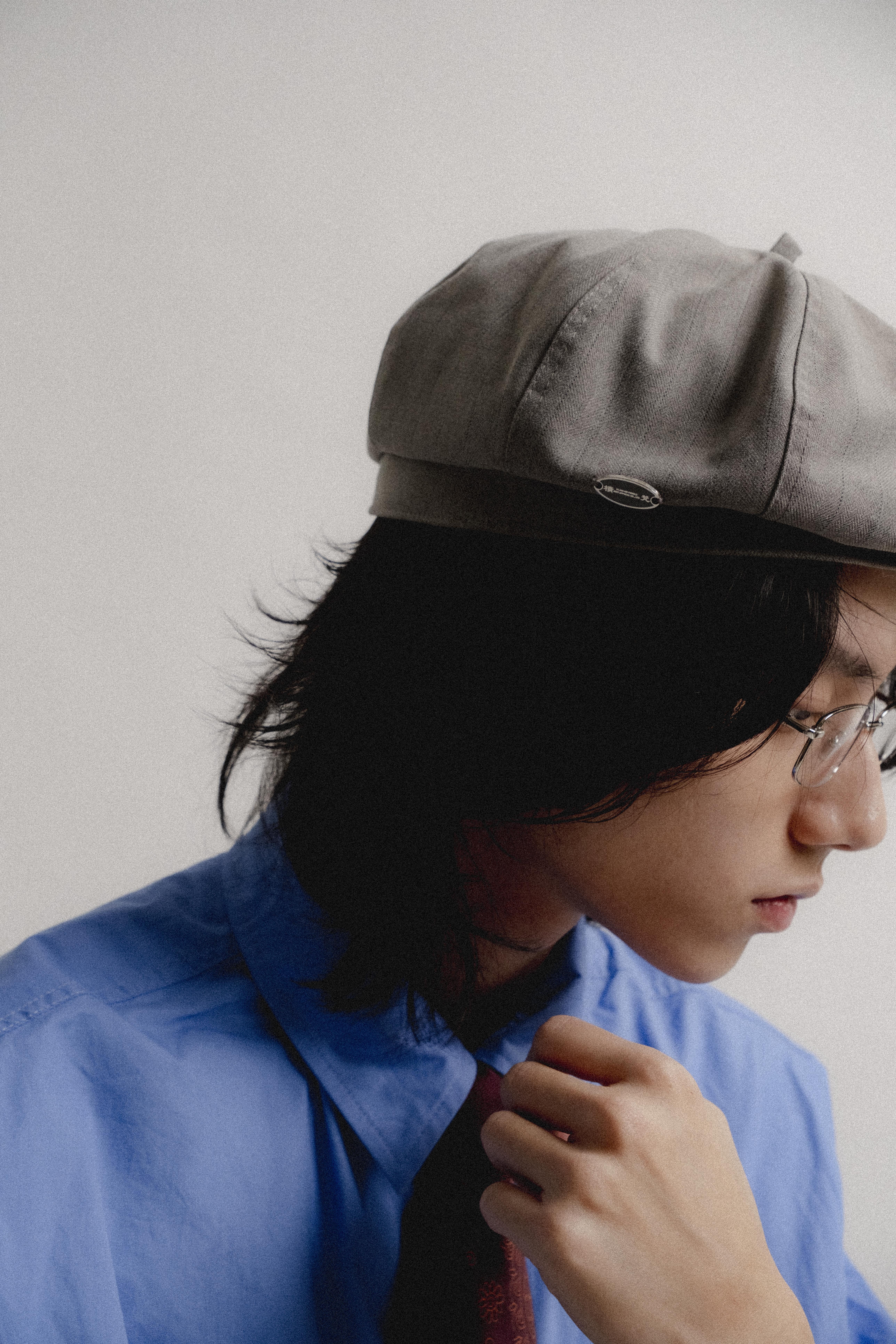 Herringbone Beret | Khaki｜Hong Kong Original Design