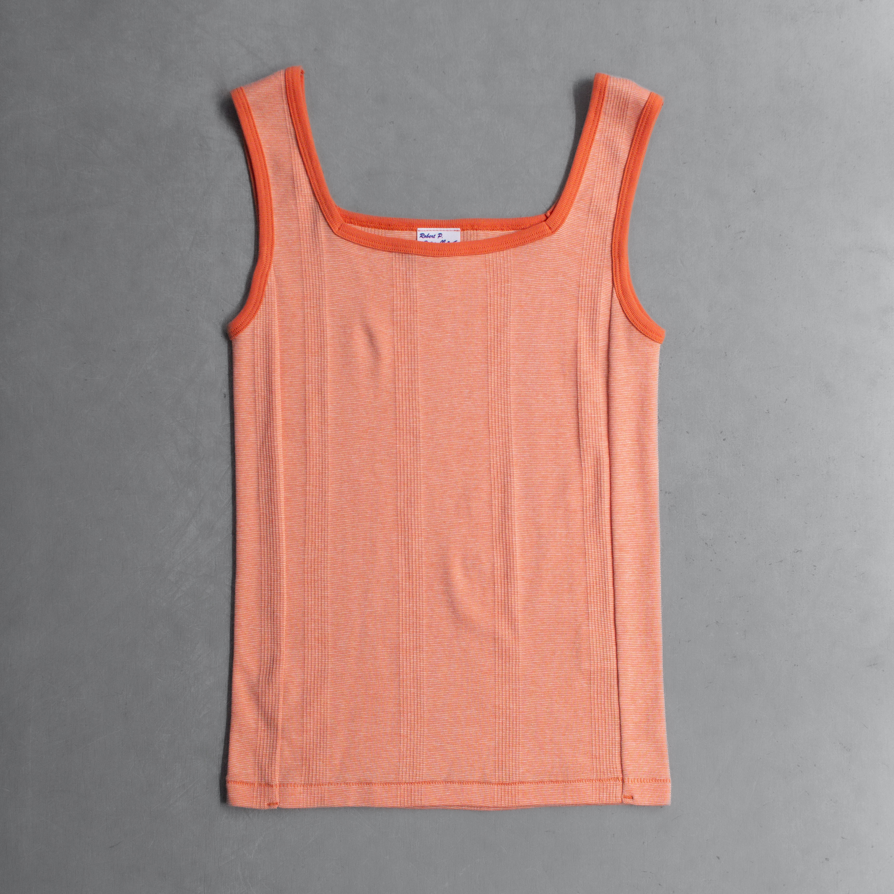 ROBERT P MILLER 862C SQUARE NECK TANKTOP 滾邊 方領 背心