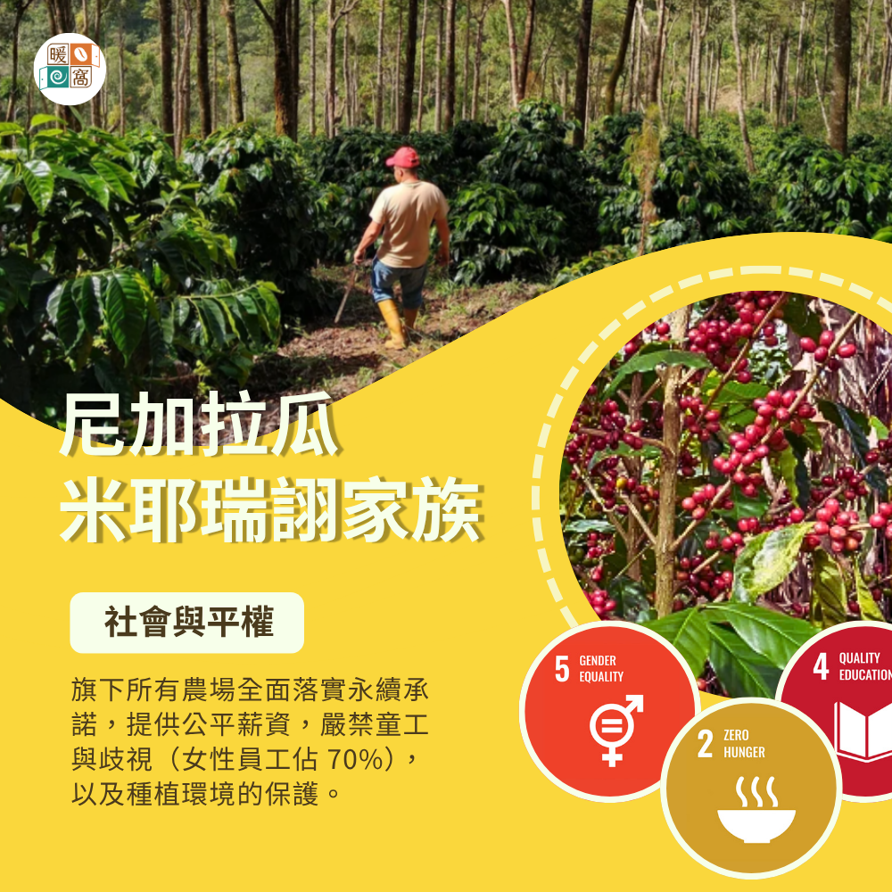 尼加拉瓜 米耶瑞詡家族  咖啡永續的實踐