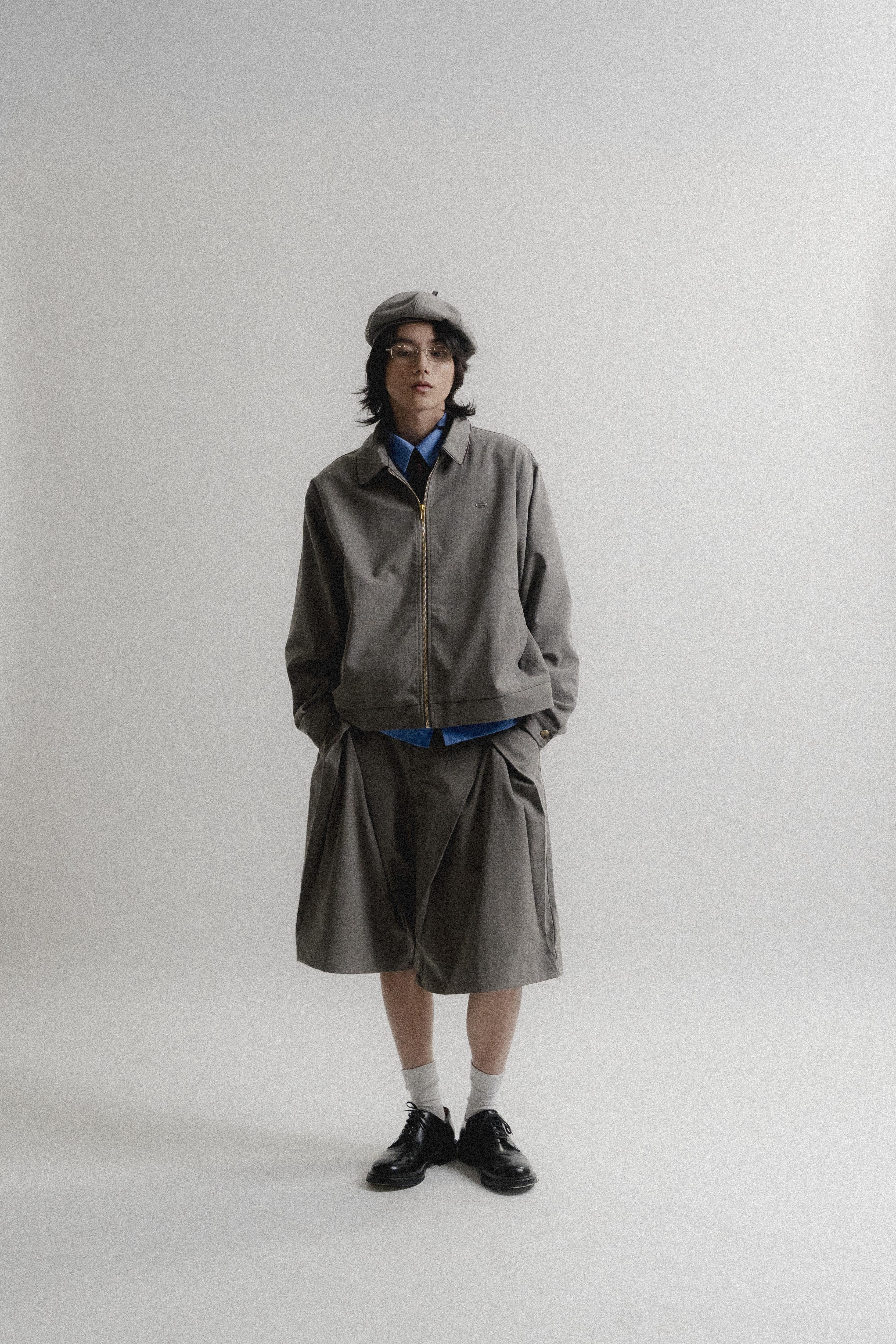 PxF Herringbone Suit Shorts (6-Length) | Khaki｜Hong Kong Original Design