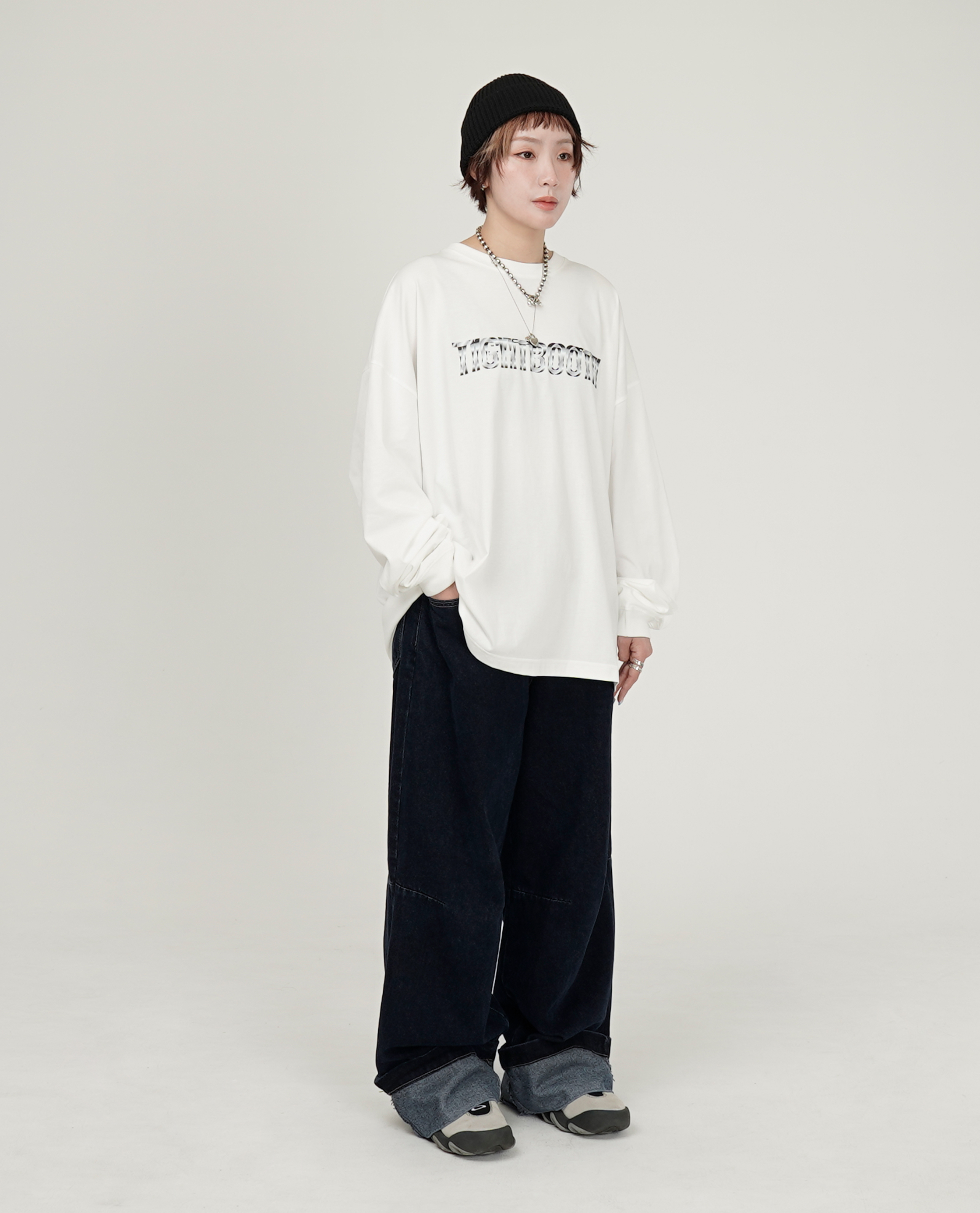 TIGHTBOOTH METAL LOGO L/S T-SHIRT - 26SS