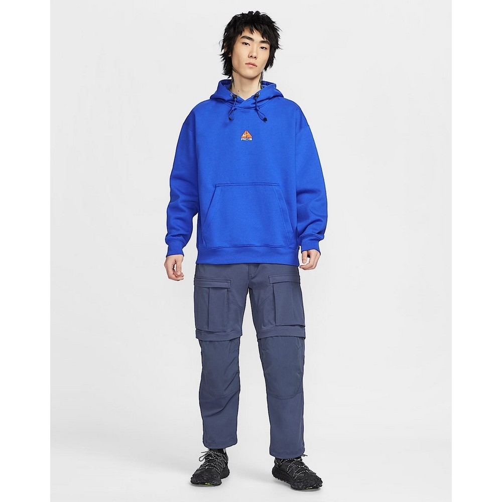 NIKE 帽T AS U ACG TF TUFF FLC PO HOODIE 刷毛 藍 男女 DH3088-480
