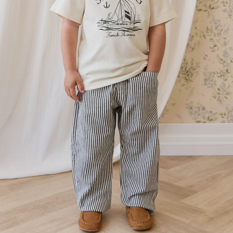 （預購）JAMIEKAY 條紋長褲 Kingsley Pant - Sailor Stripe Eclipse/Cloud