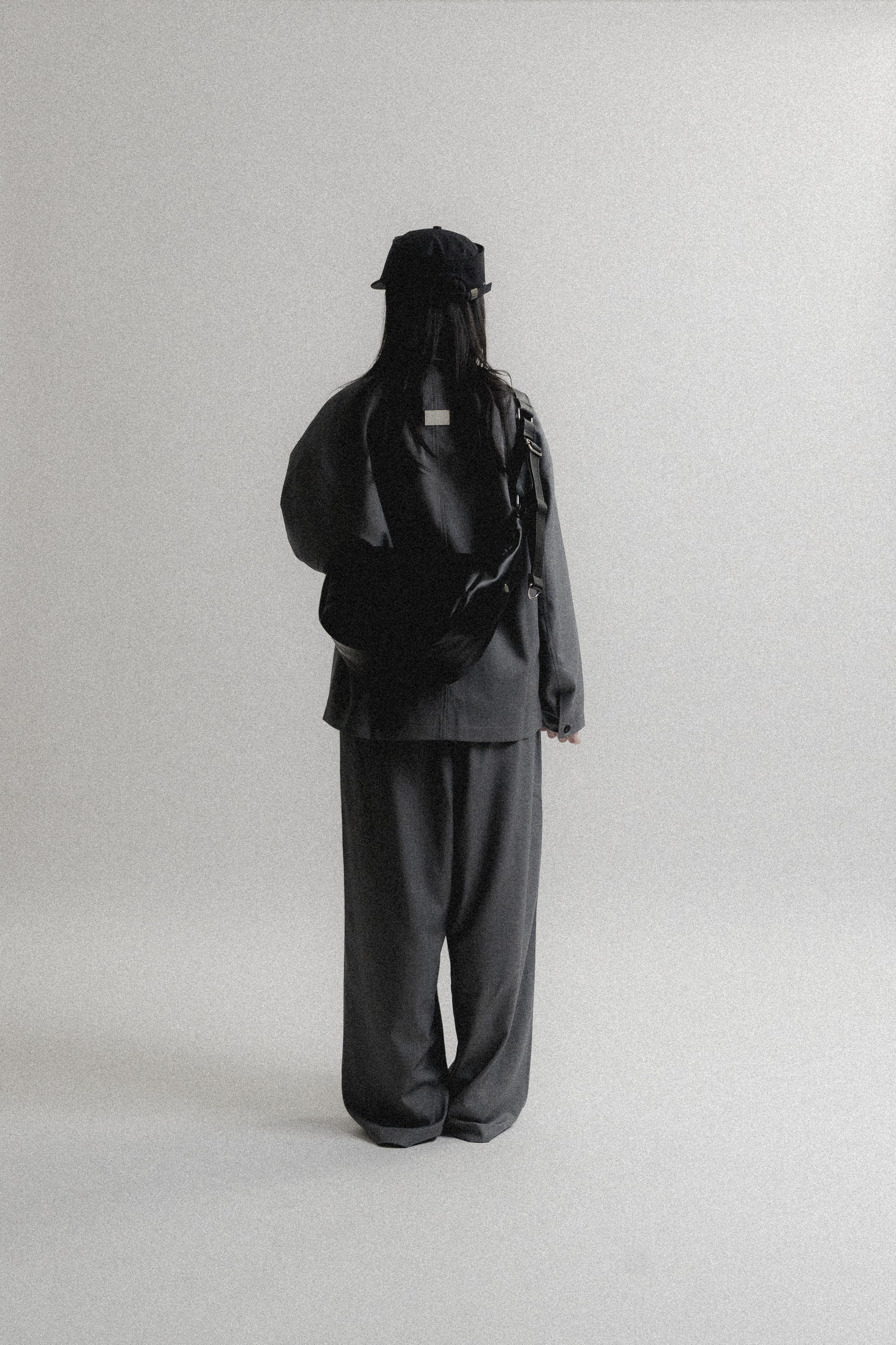 PxF Wide-Leg Commuter Suit Trousers | Grey｜Hong Kong Original Design