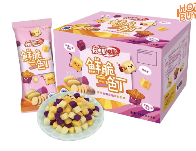 台灣COSTCO 卡迪那 95℃ 鮮脆三色丁 38公克 X 16入 (T3 CO877)