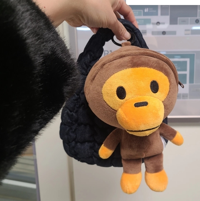 <韓國Starbucks x BAPE> Baby Milo 造型娃娃折疊購物袋