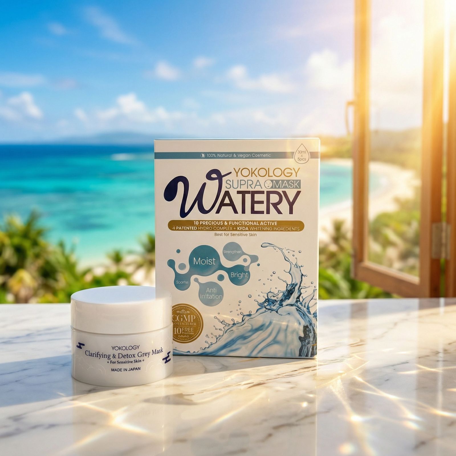 灰精靈排毒 x 超水感深層面膜保濕套裝