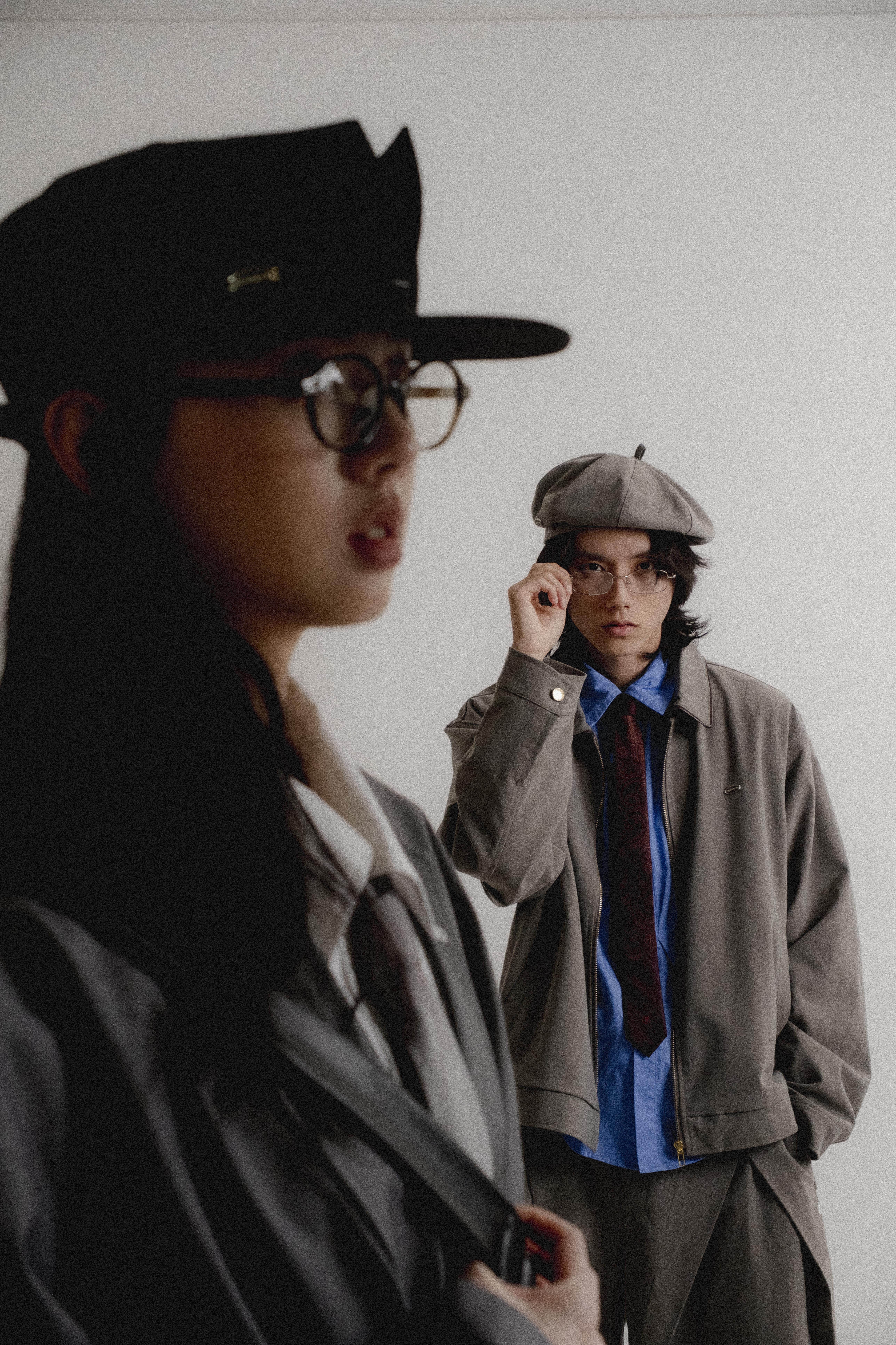 Short Herringbone Workwear Jacket | Khaki｜Hong Kong Original Design