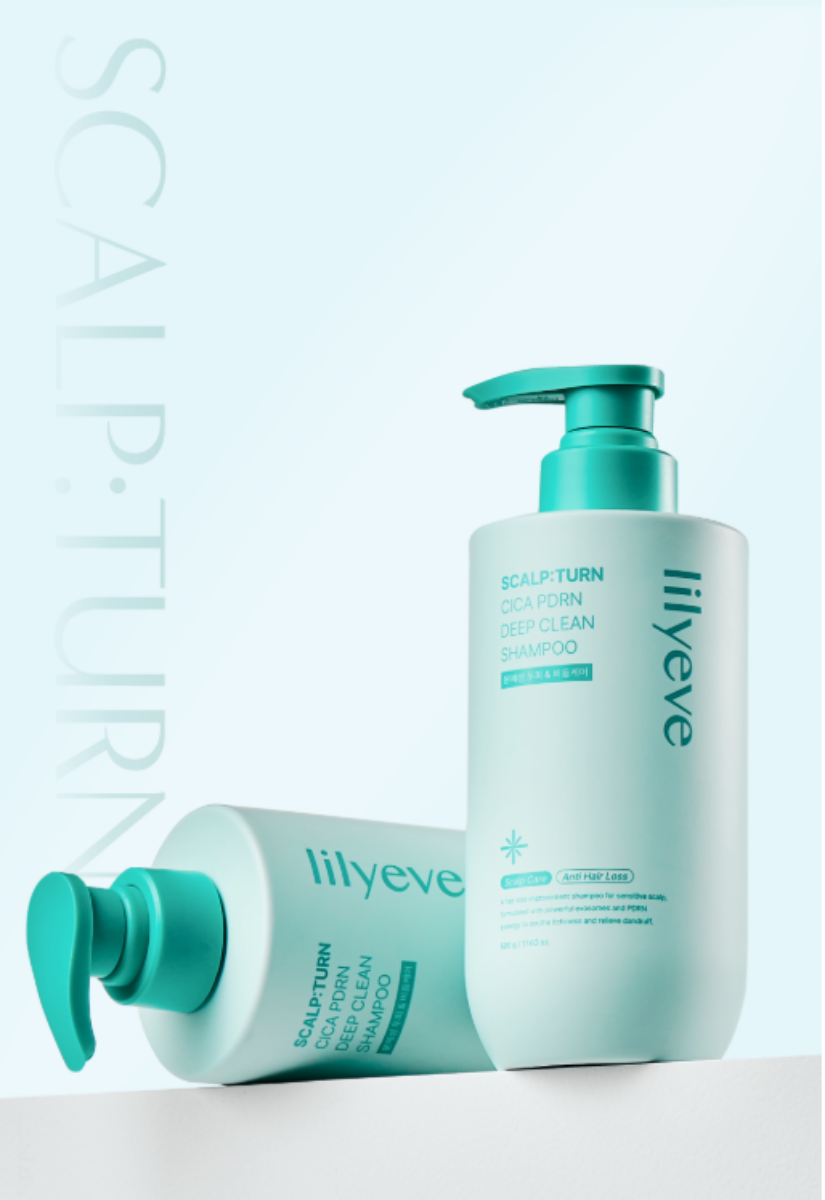 【 3/30收單 】Lilyeve Scalp Turn 積雪草 PDRN 深層清潔洗髮精 500ml 韓國