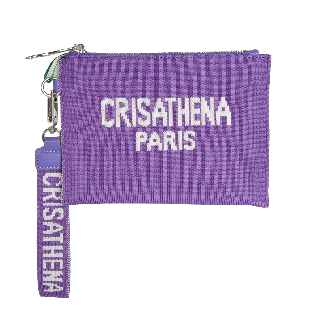 0328CA12-CRTNA-Crisathena 小號手拿包 綠色/ 紫色 (A12)