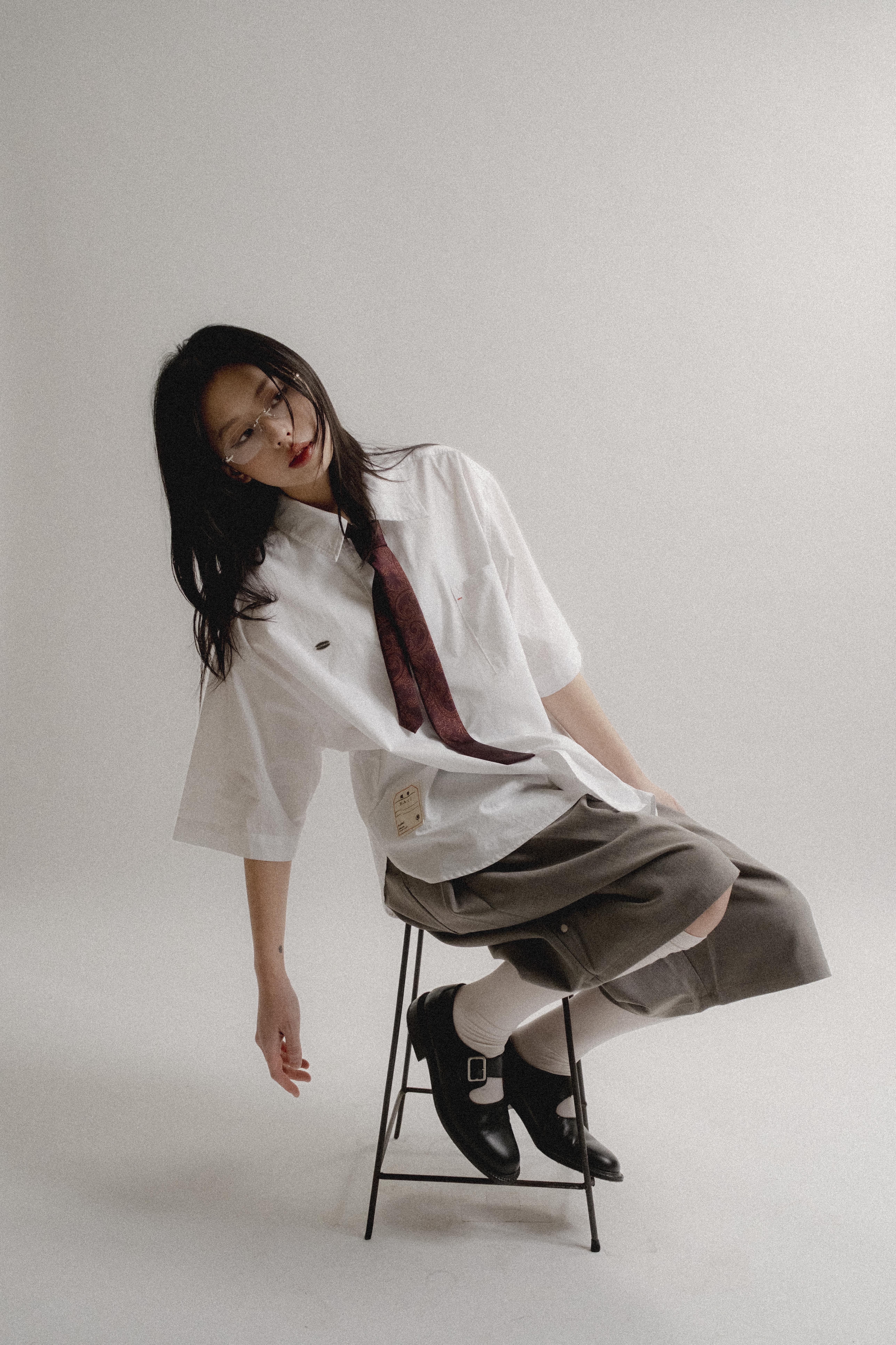 PxF Mid-Sleeve Shirt | White｜Hong Kong Original Design