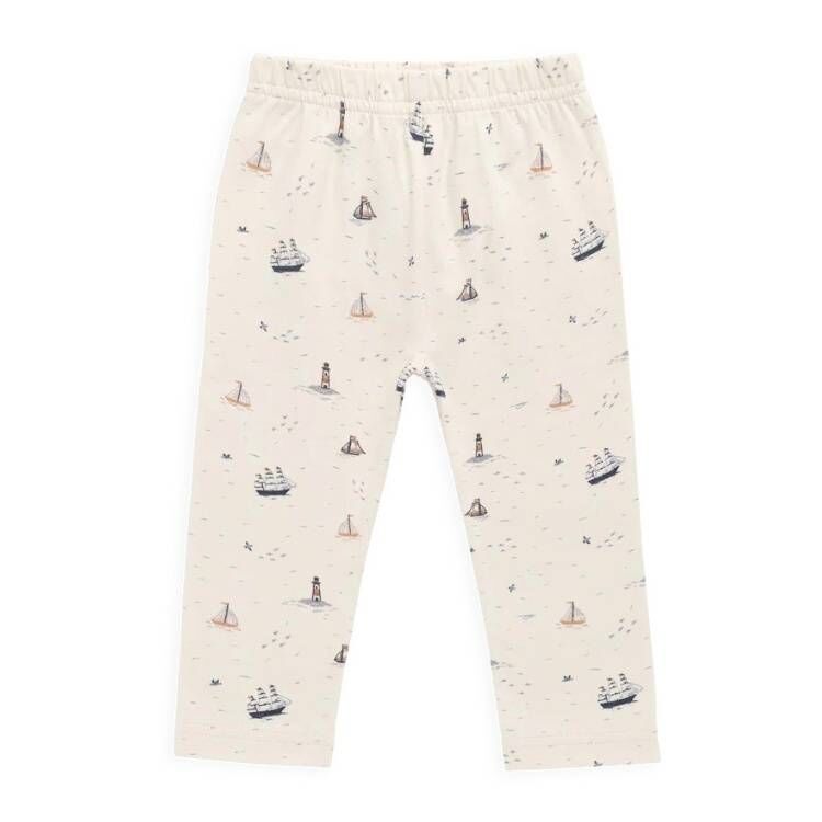 （預購）JAMIEKAY 航海印花打底褲 Organic Cotton Everyday Legging - Sailing Day