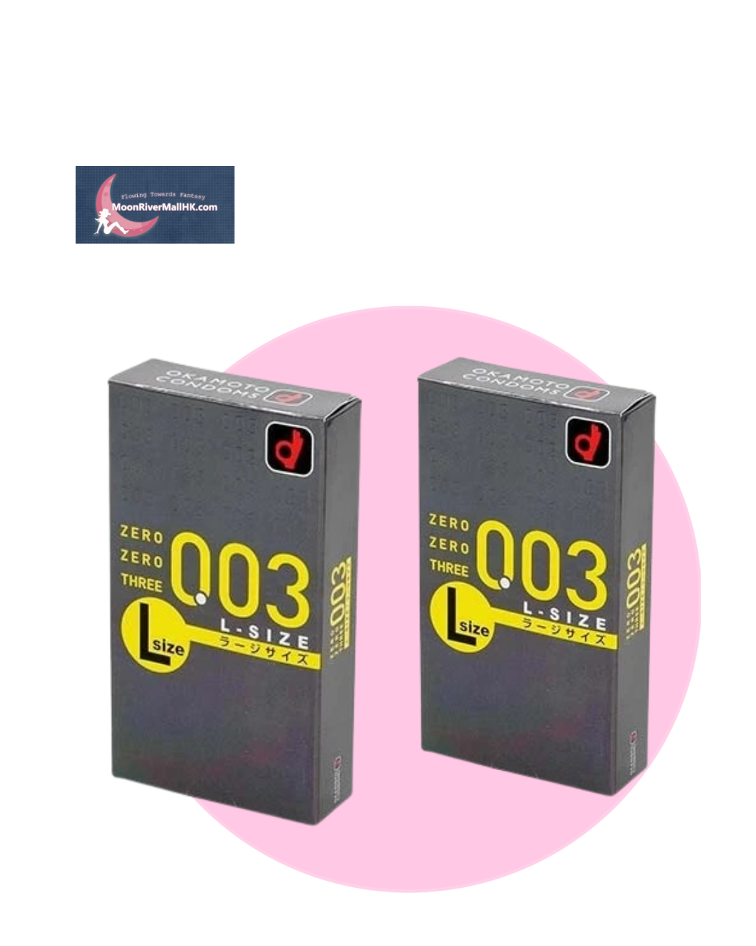 岡本 0.03 大碼 (日本版) 58mm 10 片裝 乳膠安全套 x2