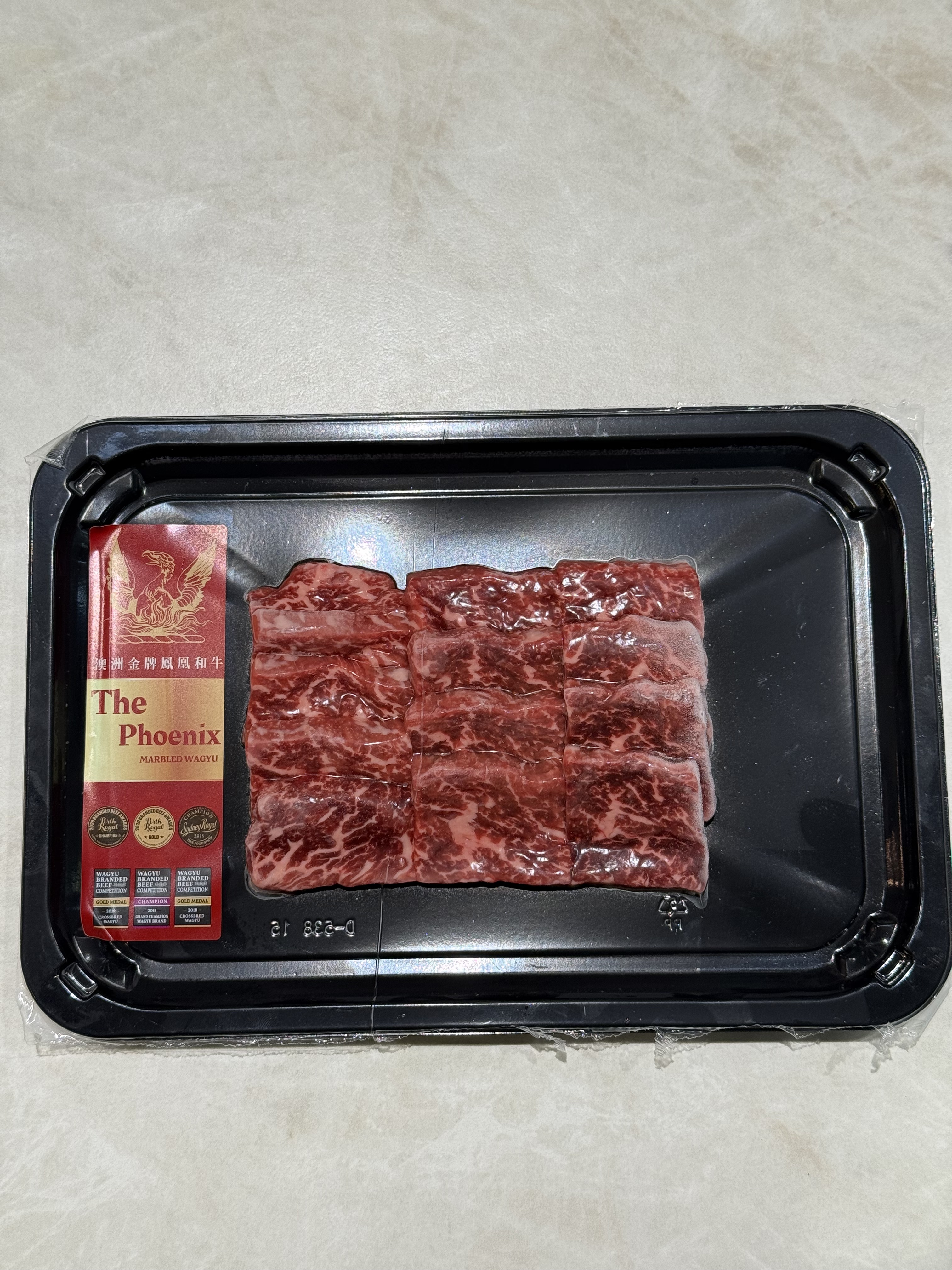 澳洲鳳凰和牛後腰翼板燒烤片