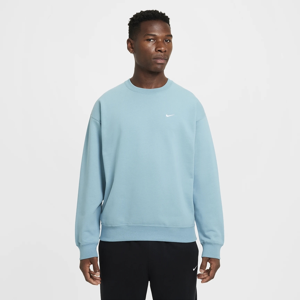 NIKE 大學T M Nk Solo Swsh Flc Crw  刷毛 長袖 男 DX1361-464