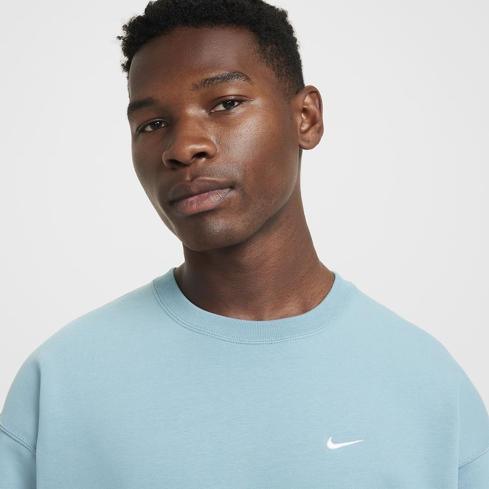 NIKE 大學T M Nk Solo Swsh Flc Crw  刷毛 長袖 男 DX1361-464