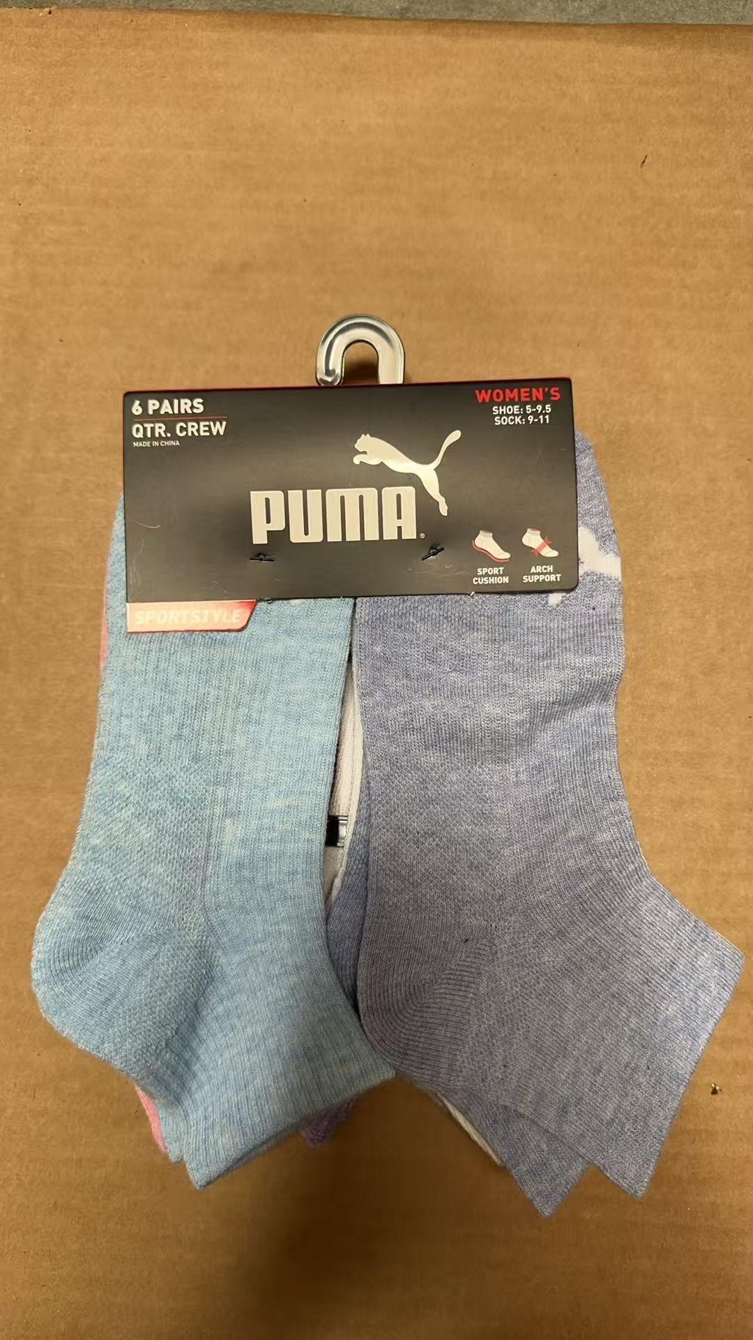 【直播】PUMA LX032078 女裝襪(6對裝)