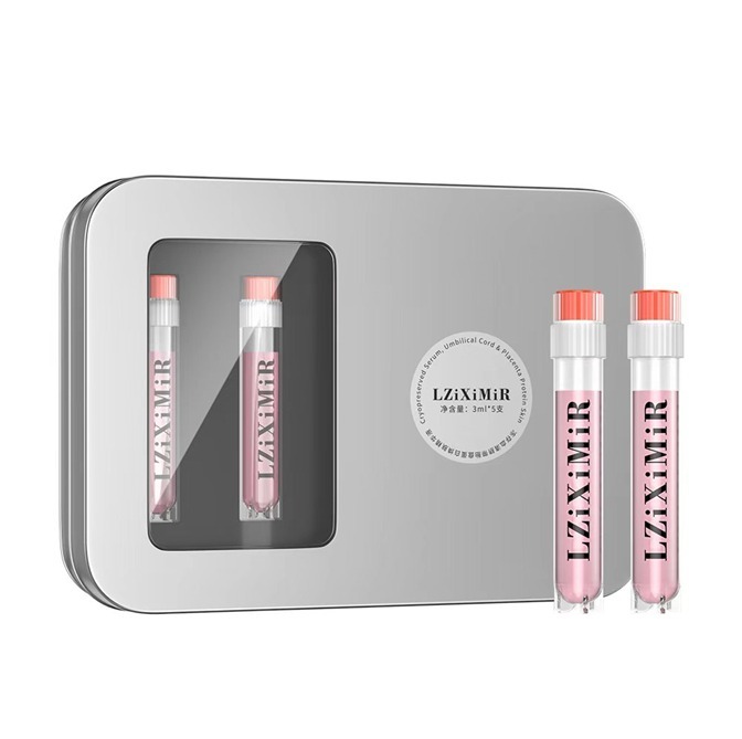 (6876) LZiXiMiR凍存血清臍帶胎盤蛋白煥膚精華液（冷鏈）（培養基）3ml*5支/盒【買一送一】